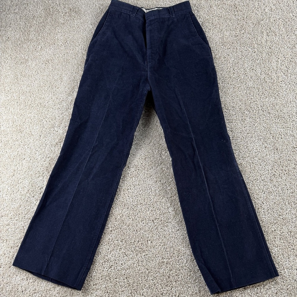 Vintage 80s Dreamcatcher Pants Juniors 8/9 Blue Corduroy Chino Straight Leg